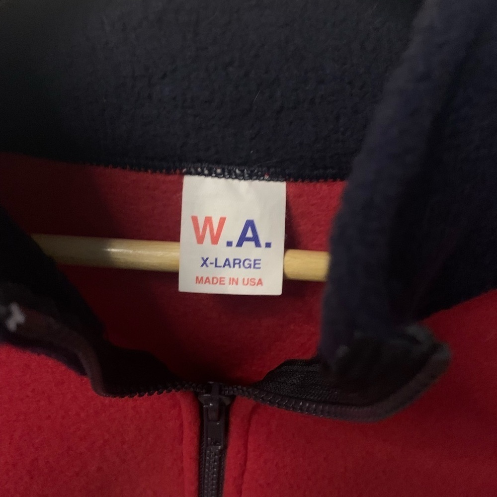 Vintage 90’s Washington USA Oversized 3/4 Zip Sweater XL - Picture 4 of 4